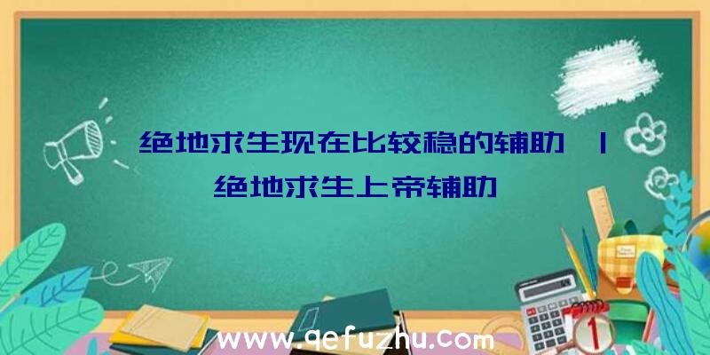 「绝地求生现在比较稳的辅助」|绝地求生上帝辅助